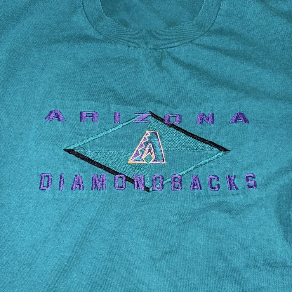 Vintage Arizona Diamondbacks Shirt Mens Medium Green MLB Baseball Lee Sport Tee